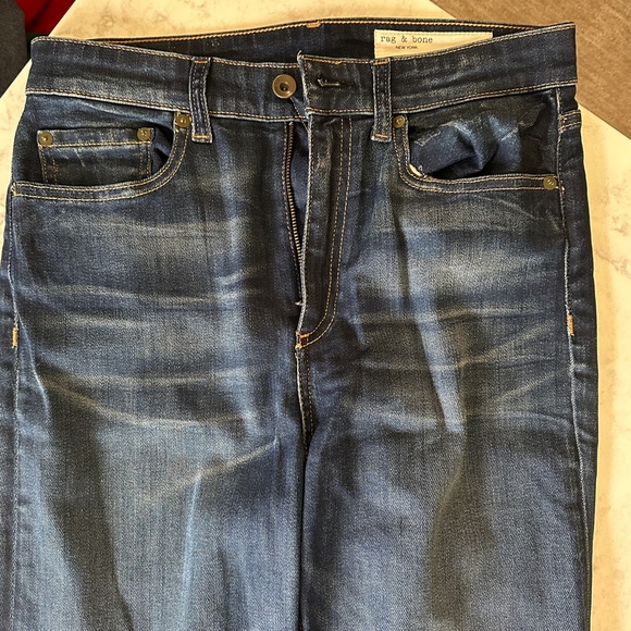 Rag & Bone Nina High Rise Ankle Cigarette in Arrowmill - 28 - Picture 2 of 8